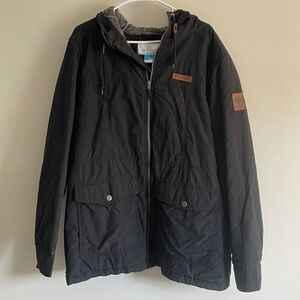 Black Vintage Columbia Winter Coat